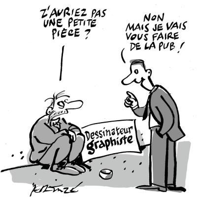 z'auriez pas un petite pièce ? non mais je vous vais faire de la pub !