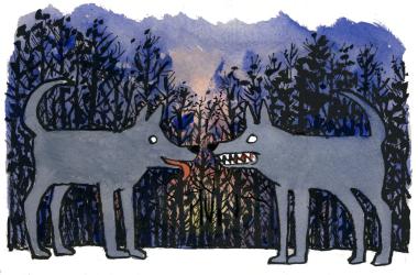 chien et loup